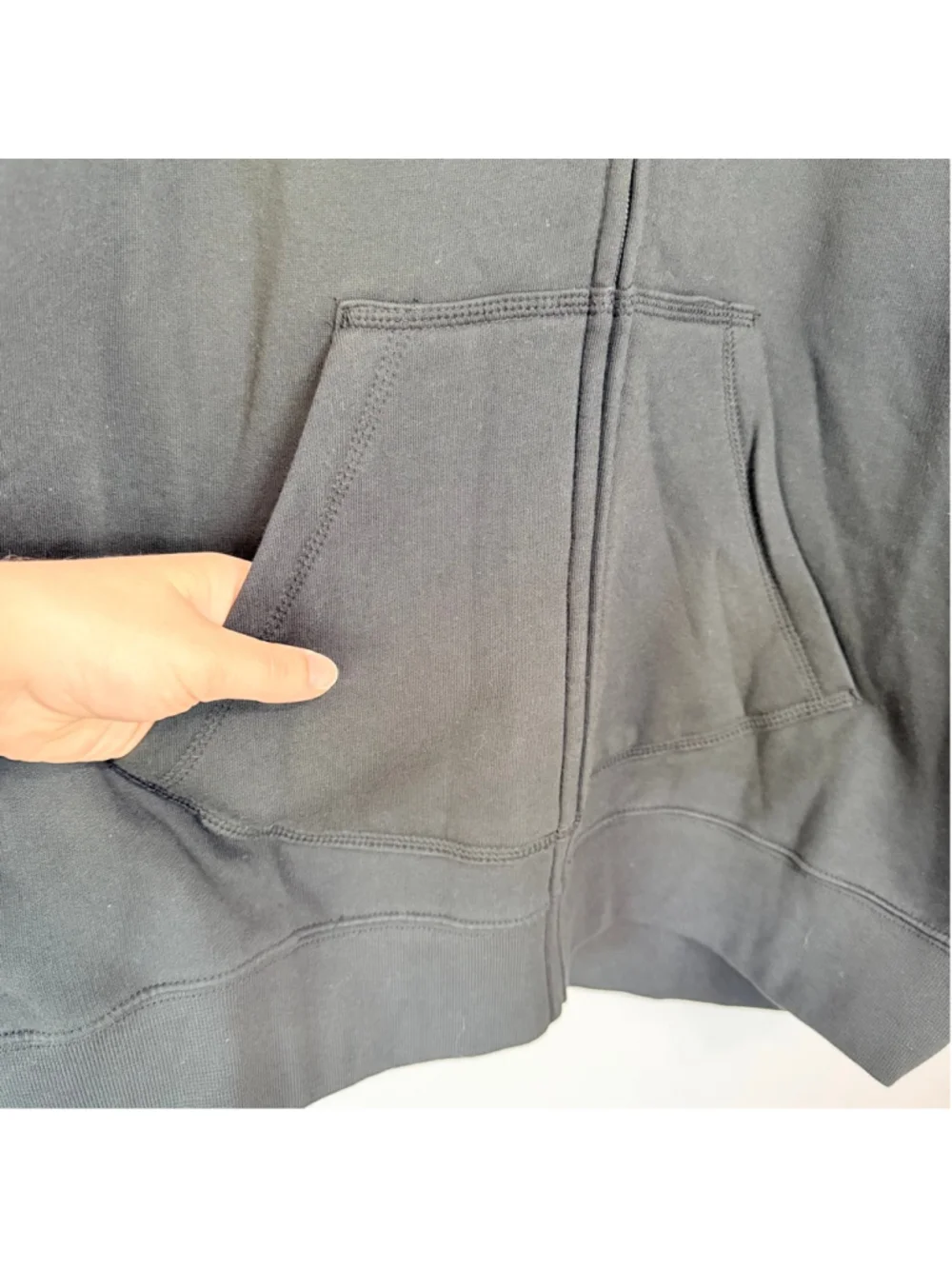 Nike New Black Gray Full-Zip Hoodie Men's Size XXL